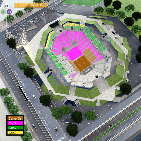 Slimane - Accor Arena du 1 mars 2024 au 8 janv. 2025