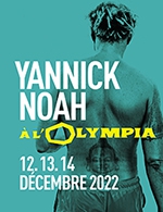 Book the best tickets for Yannick Noah - L'olympia - From 14 December 2020 to 14 December 2022
