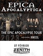 Réservez les meilleures places pour Epica + Apocalyptica - Zenith Paris - La Villette - Du 14 mars 2022 au 7 févr. 2023