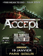 Book the best tickets for Accept - Le Bataclan - From 18 January 2022 to 18 January 2023