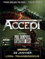 Book the best tickets for Accept - Le Bikini - From 23 January 2023 to 24 January 2023