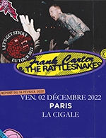Réservez les meilleures places pour Frank Carter & The Rattlesnakes - La Cigale - Du 13 février 2022 au 02 décembre 2022