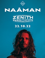 Réservez les meilleures places pour Naâman - Zenith Paris - La Villette - Du 21 octobre 2022 au 22 octobre 2022