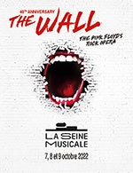 Réservez les meilleures places pour The Wall The Pink Floyd's Rock Opera - La Seine Musicale - Grande Seine - Du 06 octobre 2022 au 09 octobre 2022