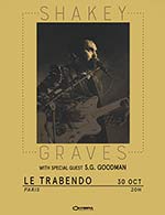 Book the best tickets for Shakey Graves - Le Trabendo (parc De La Villette) - From 29 October 2022 to 30 October 2022