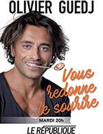 Book the best tickets for Olivier Guedj - Le Republique - From May 10, 2022 to April 20, 2023