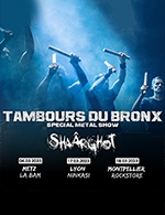 Book the best tickets for Les Tambours Du Bronx + Shaarghot - La Bam (la Boite À Musiques) - From 03 March 2023 to 04 March 2023