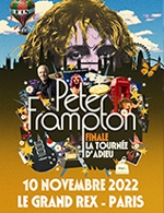 Réservez les meilleures places pour Peter Frampton - Le Grand Rex - Du 09 novembre 2022 au 10 novembre 2022