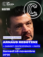 Book the best tickets for Arnaud Rebotini + Cabaret Contemporain - La Cordo - From 18 November 2022 to 19 November 2022