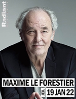 Book the best tickets for Maxime Le Forestier - Radiant - Bellevue - From 18 January 2023 to 19 January 2023