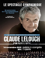 Réservez les meilleures places pour Claude Lelouch - Palais Des Congres De Paris - Du 13 novembre 2022 au 14 novembre 2022