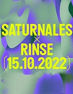 Réservez les meilleures places pour Saturnales X Rinse - L'archipel / El Mediator - Du 14 octobre 2022 au 15 octobre 2022