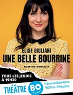Book the best tickets for Elise Giuliani - Theatre Bo Saint-martin - From 07 September 2022 to 29 December 2022