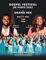 Réservez les meilleures places pour Gospel Festival De Paris - Le Grand Rex - Du 05 novembre 2022 au 06 novembre 2022