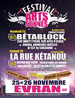 Réservez les meilleures places pour Festival Des Arts Sonnes 2022 - 1j - Salle Jean De Beaumanoir - Evran - Du 24 novembre 2022 au 26 novembre 2022