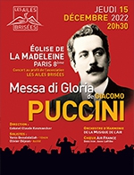 Réservez les meilleures places pour Giacomo Puccini - Eglise De La Madeleine - Du 14 décembre 2022 au 15 décembre 2022