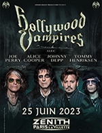Réservez les meilleures places pour Hollywood Vampires - Zenith Paris - La Villette - Du 24 juin 2023 au 25 juin 2023
