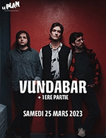 Book the best tickets for Vundabar - Le Plan Club - From 24 March 2023 to 25 March 2023