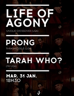 Réservez les meilleures places pour Life Of Agony + Prong - The Black Lab - Le 31 janvier 2023