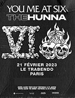 Réservez les meilleures places pour You Me At Six + The Hunna - Le Trabendo (parc De La Villette) - Du 20 février 2023 au 21 février 2023