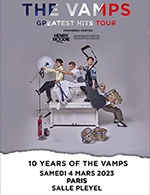 Book the best tickets for The Vamps - Salle Pleyel -  March 4, 2023