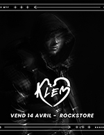 Book the best tickets for Klem - Le Rockstore -  Apr 14, 2023