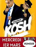 Book the best tickets for Kosh - La Baie Des Singes - Cournon -  March 1, 2023