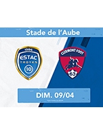 Book the best tickets for Estac Troyes / Clermont Foot - Stade De L'aube - Troyes -  April 9, 2023
