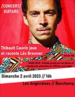 Réservez les meilleures places pour Thibault Cauvin - Centre Culturel Les Angenoises - Le 2 avril 2023