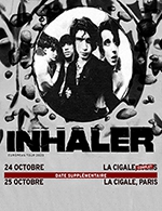 Réservez les meilleures places pour Inhaler - La Cigale - Du 24 octobre 2023 au 25 octobre 2023