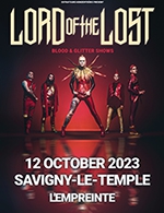 Réservez les meilleures places pour Lord Of The Lost - L'empreinte - Le 12 octobre 2023