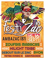 Book the best tickets for Festi'zac 2023 - Pass 2 Jours - Domaine De Muret - From Sep 15, 2023 to Sep 16, 2023
