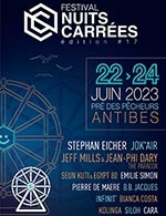Book the best tickets for Les Nuits Carrees 2023 Pass 3 Soirs - Esplanade Pre Pecheurs Antibes - From June 22, 2023 to June 24, 2023
