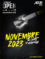 Book the best tickets for Moselle Open 2023 - Mercredi 08/11 - Les Arenes De Metz -  Nov 8, 2023