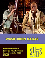 Réservez les meilleures places pour Wasifuddin Dagar - Cour De L'archeveche - Le 15 juillet 2023