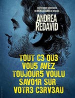Réservez les meilleures places pour Andrea Redavid - Comedie Des Volcans - Le 7 mars 2024