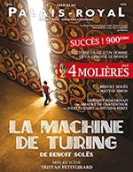 Book the best tickets for La Machine De Turing - Theatre Du Palais Royal - From August 18, 2023 to December 23, 2023