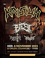 Book the best tickets for Krisiun + Baest + Defacing God - Salle Le Grillen -  November 8, 2023
