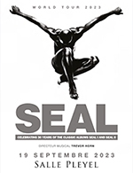 Réservez les meilleures places pour Seal - Salle Pleyel - Le 19 septembre 2023