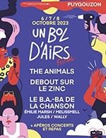 Réservez les meilleures places pour Festival Un Bol D'airs - Salle Des Fetes De Puygouzon - Du 6 octobre 2023 au 8 octobre 2023
