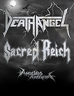 Réservez les meilleures places pour Death Angel & Sacred Reich - Petit Bain - Le 1 novembre 2023