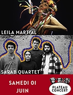 Réservez les meilleures places pour Leila Martial Jubila - Sarab Quartet - La Baie Des Singes - Cournon - Le 1 juin 2024