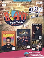 Book the best tickets for Le Riant Festival De Brive - Samedi - Espace Des 3 Provinces -  October 14, 2023