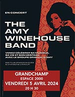Book the best tickets for Amy Winehouse Band - Espace 2000 - Grand-champ -  April 5, 2024