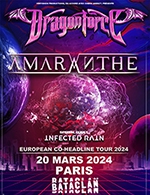 Réservez les meilleures places pour Dragonforce + Amaranthe - Le Bataclan - Le 20 mars 2024