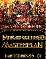 Réservez les meilleures places pour Masters Of Fire Tour : - L'empreinte - Le 3 mars 2024