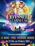 Réservez les meilleures places pour L'odyssee Lumineuse - Parc Theodore Monod - Du 23 février 2024 au 10 mars 2024