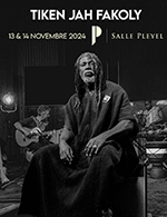 Book the best tickets for Tiken Jah Fakoly - Salle Pleyel - From November 13, 2024 to November 14, 2024