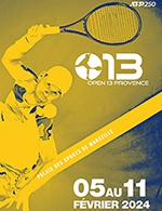 Book the best tickets for Open 13 Provence - Mardi - Palais Des Sports -  February 6, 2024