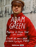 Réservez les meilleures places pour Adam Green - La Gaite Lyrique - Le 28 mars 2024